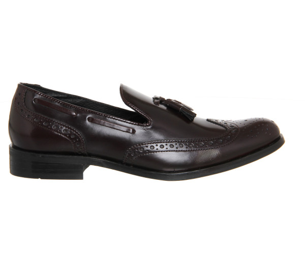office burgundy loafers 2