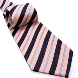 Textured Thin And Thick Stripes Tie