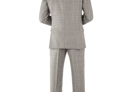 Ben Sherman Grey Prince Of Wales Check Kings Fit Suit 4