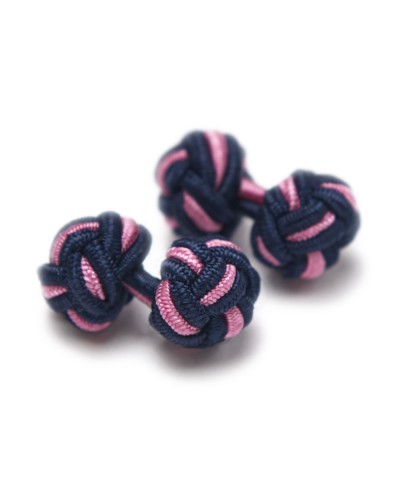 Navy Pink Knots TM Lewin