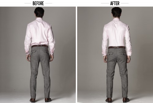 how to tuck in your shirt - military underwear tuck