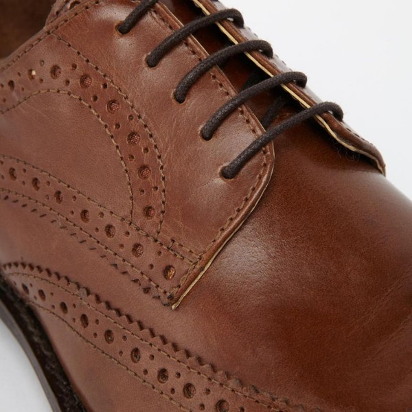 ASOS Brogue Shoes in Leather 4