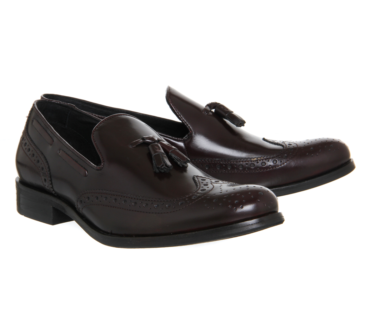 office burgundy loafers 7
