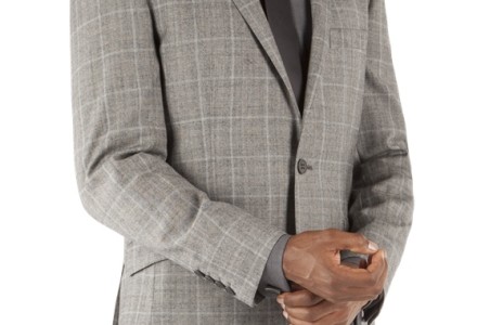 Ben Sherman Grey Prince Of Wales Check Kings Fit Suit 7